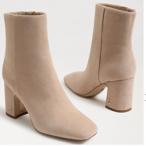 Sam Edelman Shoes - 🌸SAM EDELMAN🌸 Fawn Booties Suede Warn Oat Suede size 8